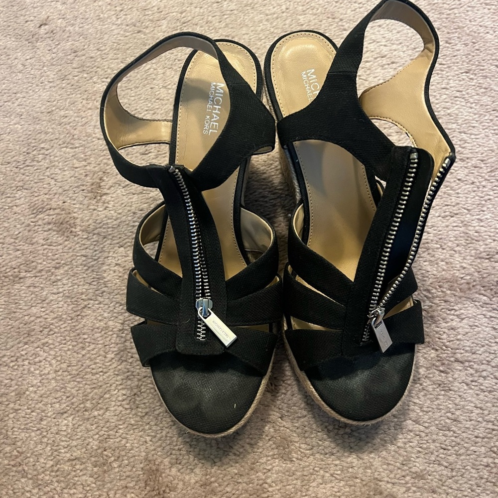 Michael Kors black sandals